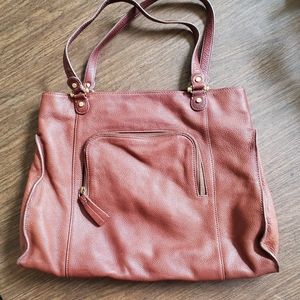 Liz Claiborne Vintage Leather Hobo Tote